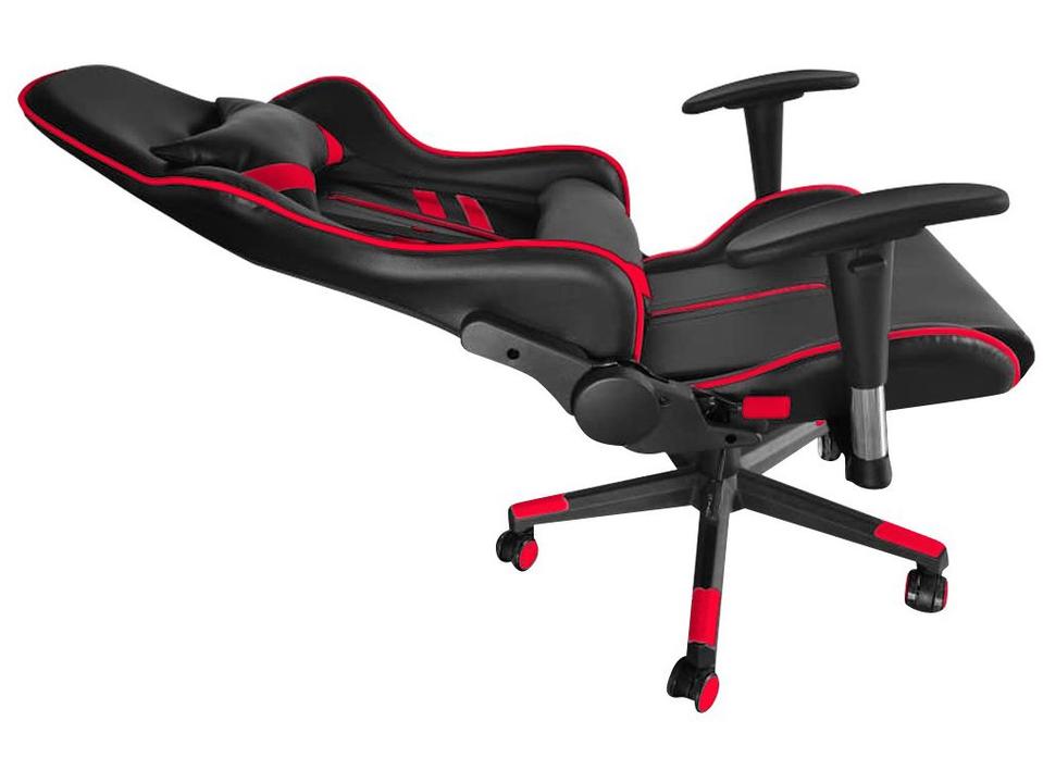 Cadeira Gamer Reclinável Preta e Vermelha GAM-VE1 AC Comercial - 4