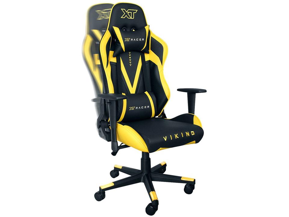 Cadeira Gamer XT Racer Reclinável Giratória Preta e Amarela Viking Series XTR-011 - 7