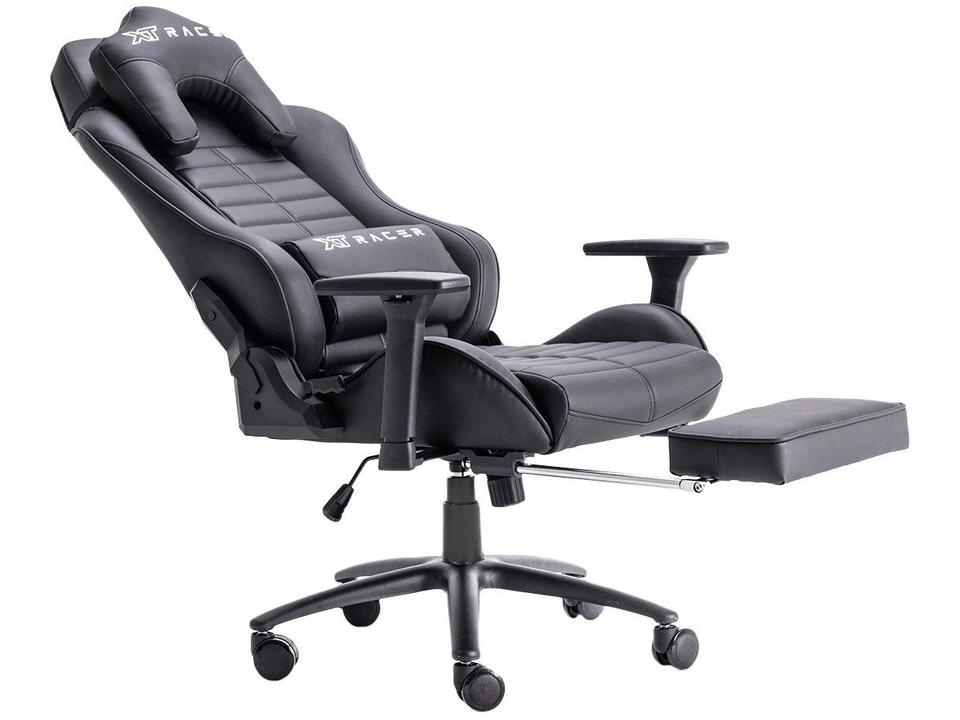 Cadeira Gamer XT Racer Reclinável Giratória Preta Platinum W Series - 4