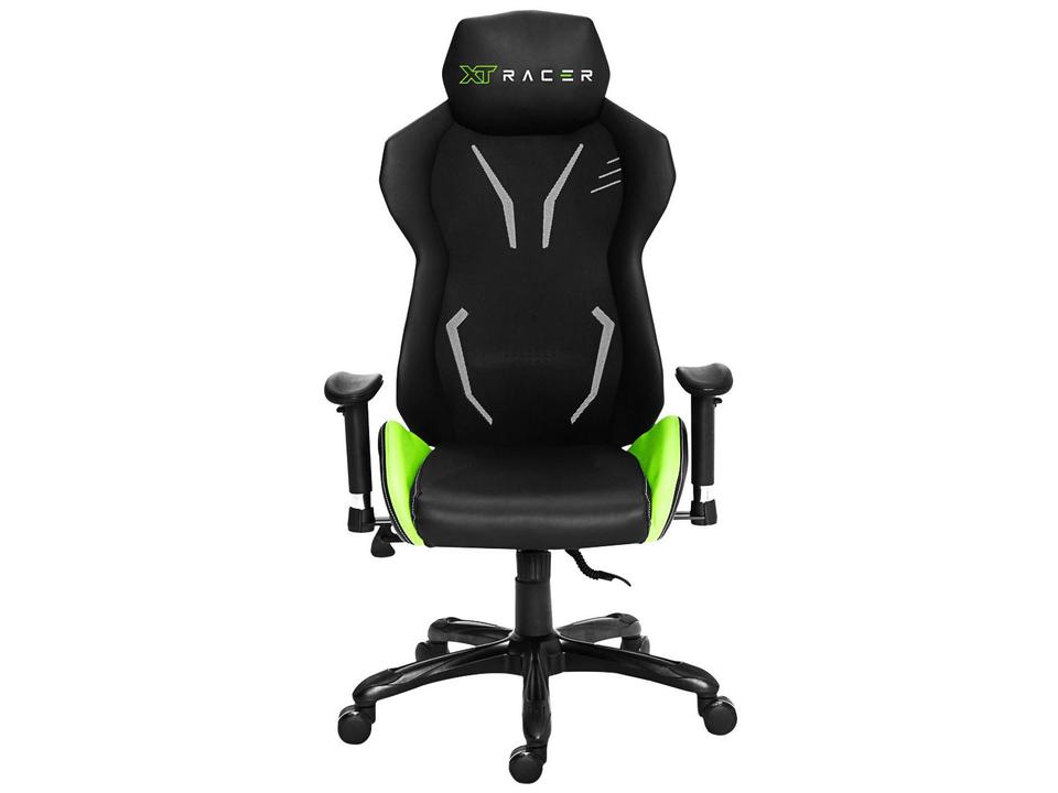 Cadeira Gamer XT Racer Reclinável Preta e Verde - 3