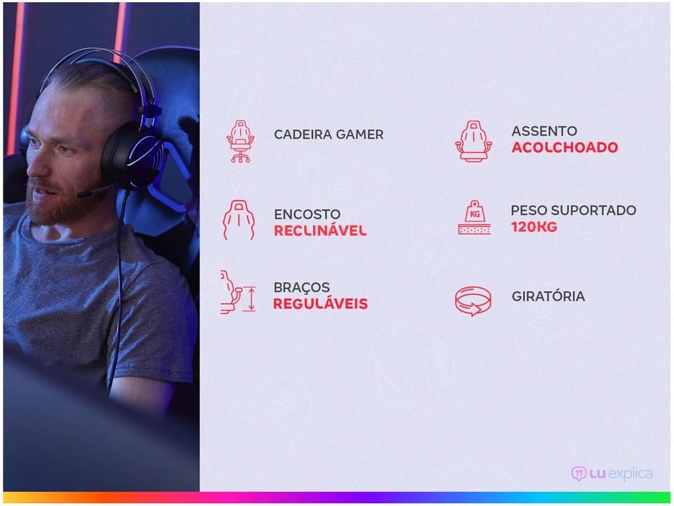 Cadeira Gamer XT Racer Reclinável - 1