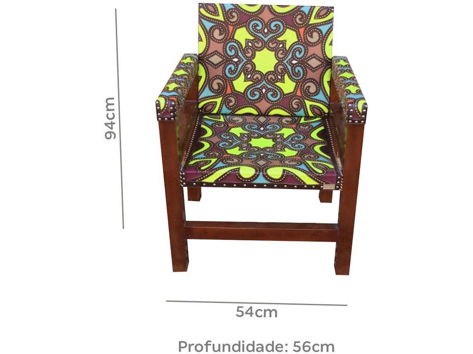 Cadeira para Área Externa de Madeira - Casa Martha Medeiros Rei - 1