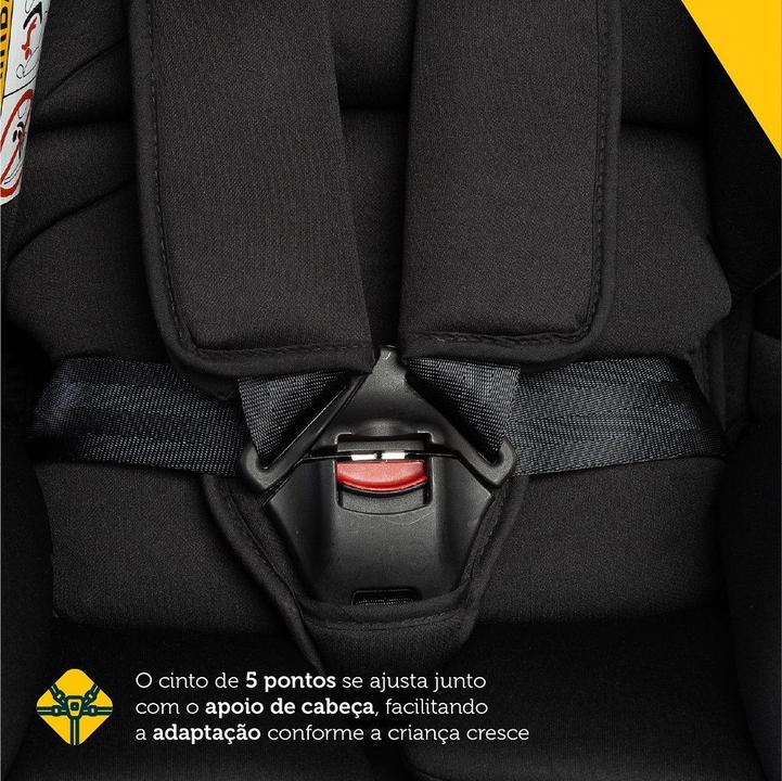 Cadeira Para Carro Multifix 0 A 36Kg Com Isofix Black Safety - 18