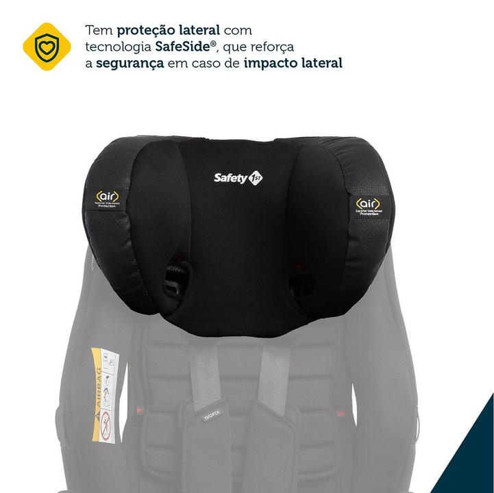 Cadeira Para Carro Multifix 0 A 36Kg Com Isofix Black Safety - 17