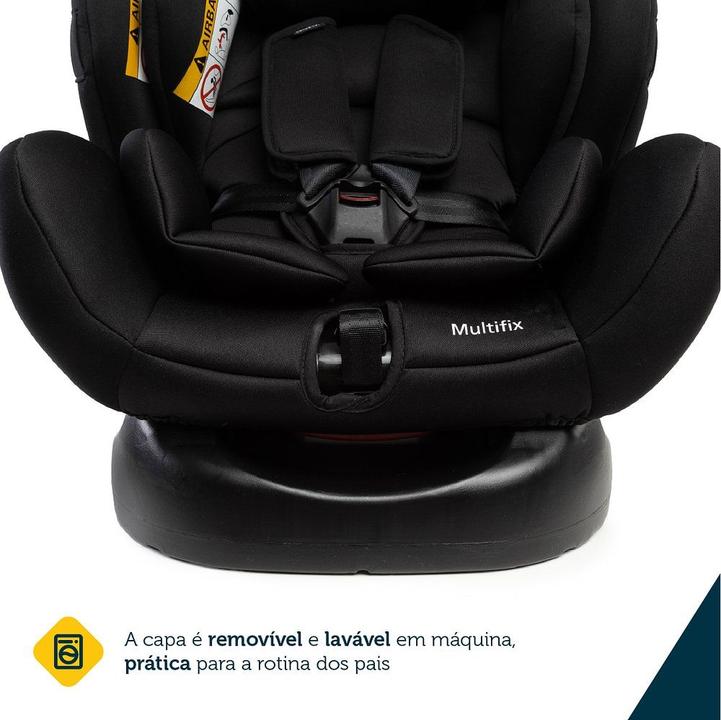 Cadeira Para Carro Multifix 0 A 36Kg Com Isofix Black Safety - 20