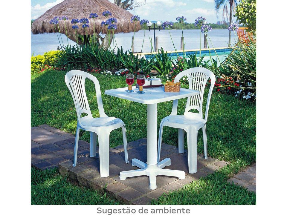 Cadeira Polipropileno Tramontina Basic Atlântida Economy Branco - 6