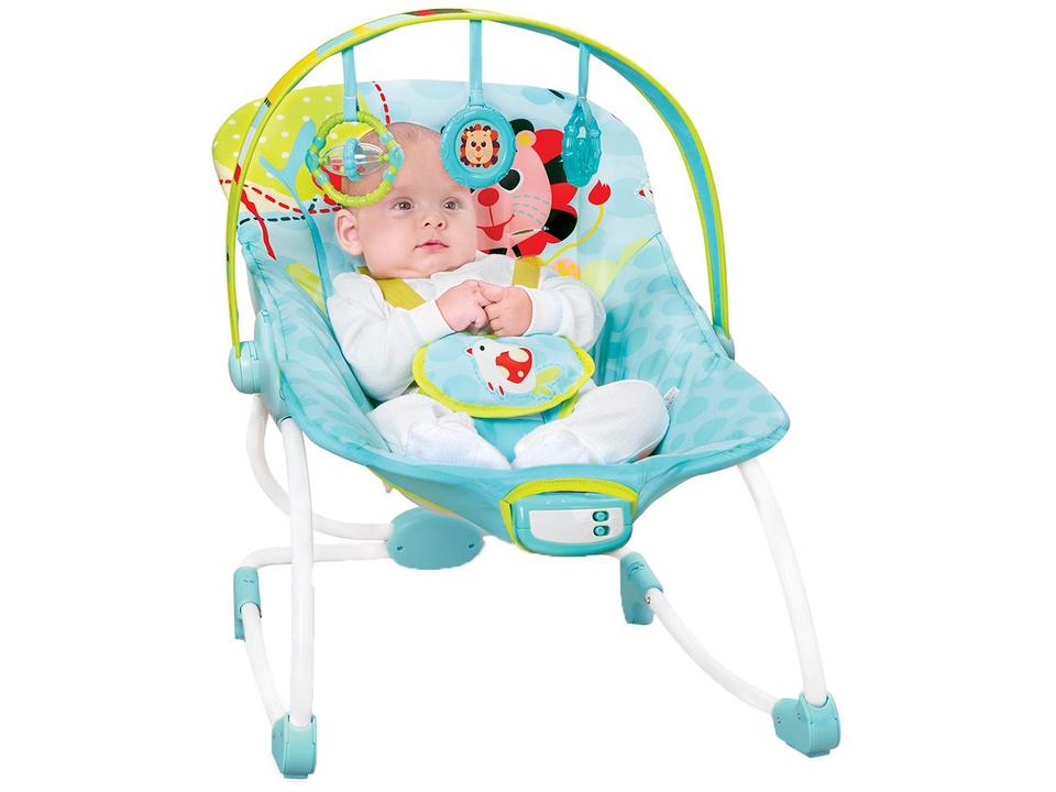 Cadeirinha de Descanso Mastela Reclinável Vibratória com Móbile Rocker até 18kg - 1