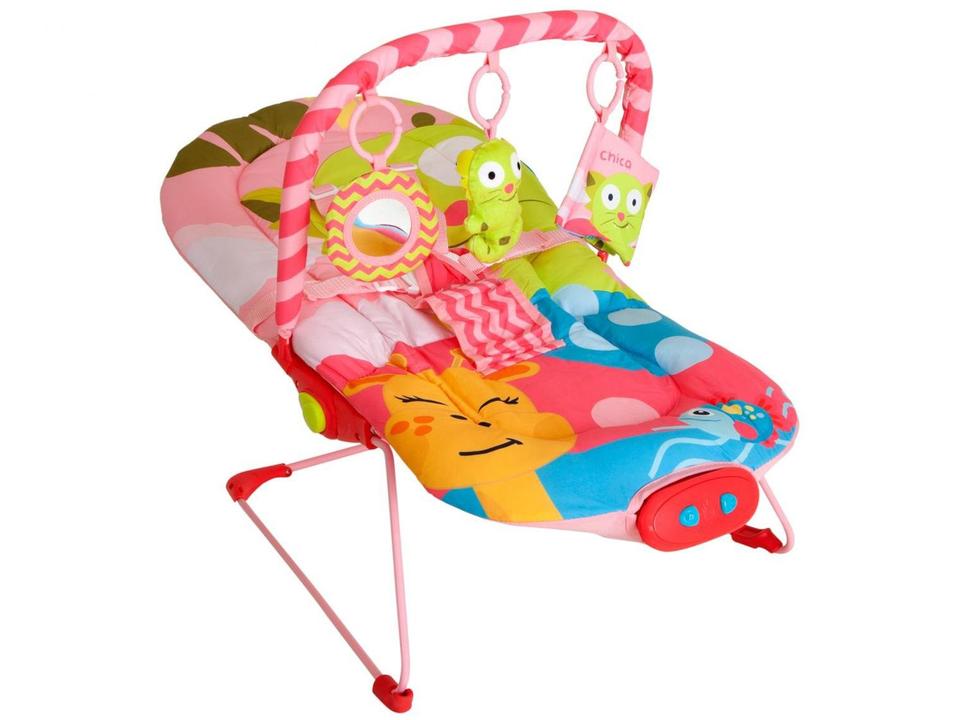 Cadeirinha de Descanso MultiKids Baby Reclinável Vibratória Gato 0 a 15kg - 2