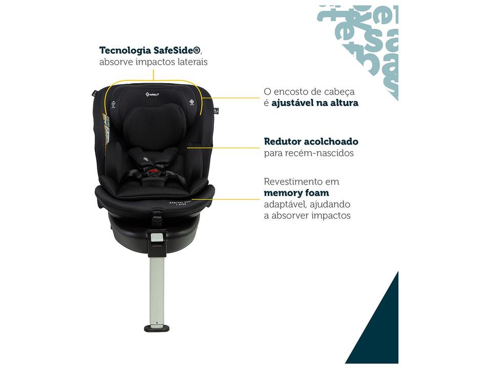 Cadeirinha para Auto com Isofix Safety 1st Orbital 360 i-Size 0 a 13kg Múltiplas Posições - 3