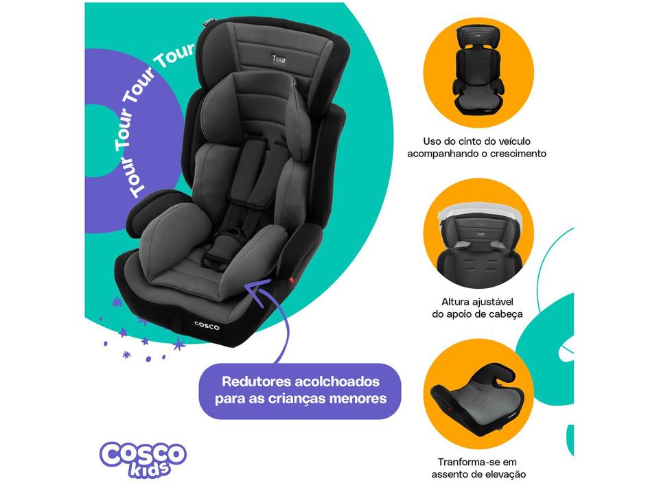 Cadeirinha para Auto Cosco Kids Tour - 9
