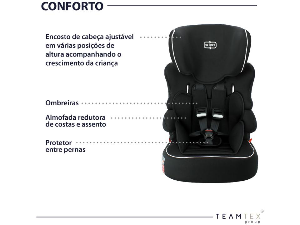 Cadeirinha para Auto Go Safe Alessa Nero 9 a 36kg - 13