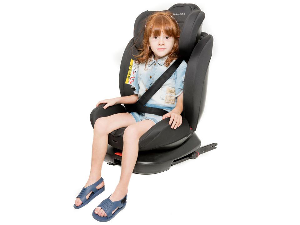 Cadeirinha para Auto Reclinável com Isofix Cosco Kids Evolutty 0 a 36kg 4 Posições 360º - 24