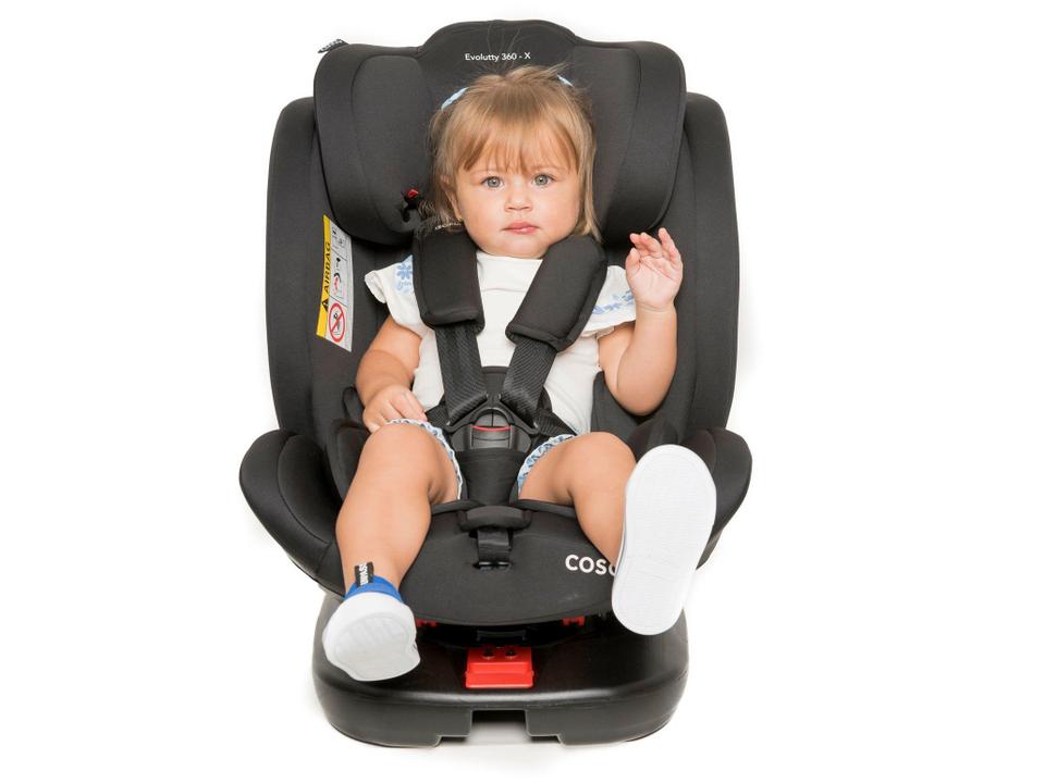 Cadeirinha para Auto Reclinável com Isofix Cosco Kids Evolutty 0 a 36kg 4 Posições 360º - 16