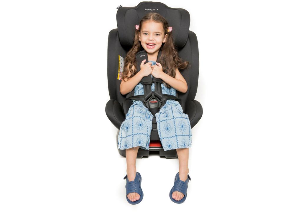 Cadeirinha para Auto Reclinável com Isofix Cosco Kids Evolutty 0 a 36kg 4 Posições 360º - 17