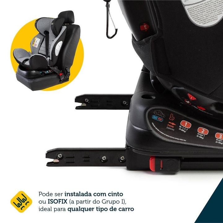Cadeirinha para Auto Reclinável com Isofix Safety 1st Multifix 0 a 36kg 4 Posições - 13