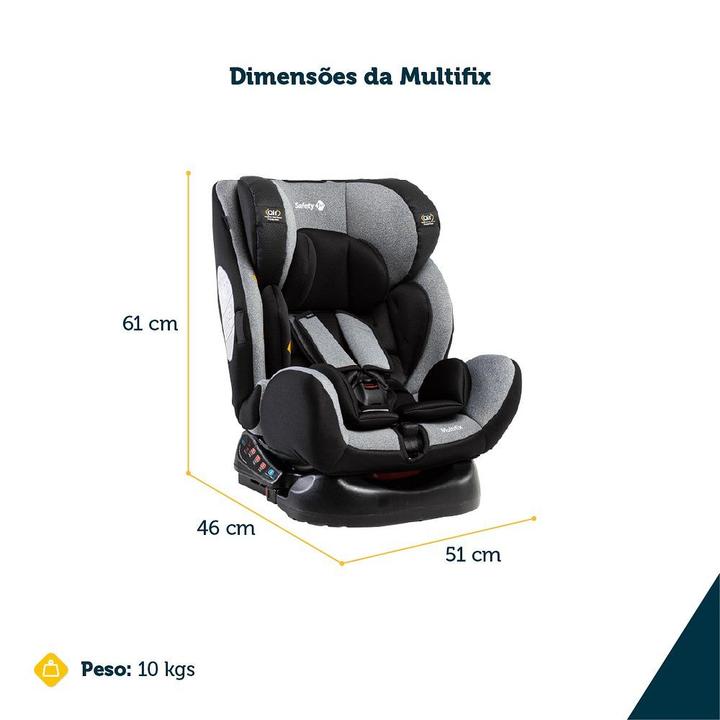 Cadeirinha para Auto Reclinável com Isofix Safety 1st Multifix 0 a 36kg 4 Posições - 19