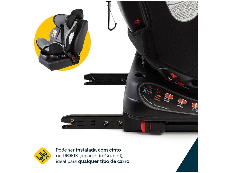 Cadeirinha para Auto Reclinável com Isofix Safety 1st Multifix 0 a 36kg 4 Posições - 13
