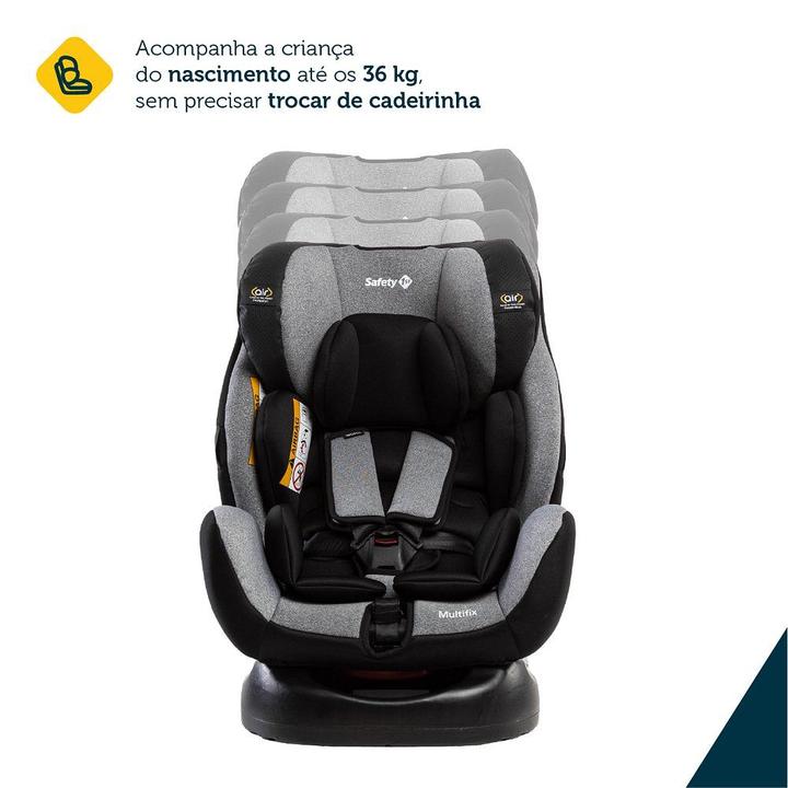 Cadeirinha para Auto Reclinável com Isofix Safety 1st Multifix 0 a 36kg 4 Posições - 12