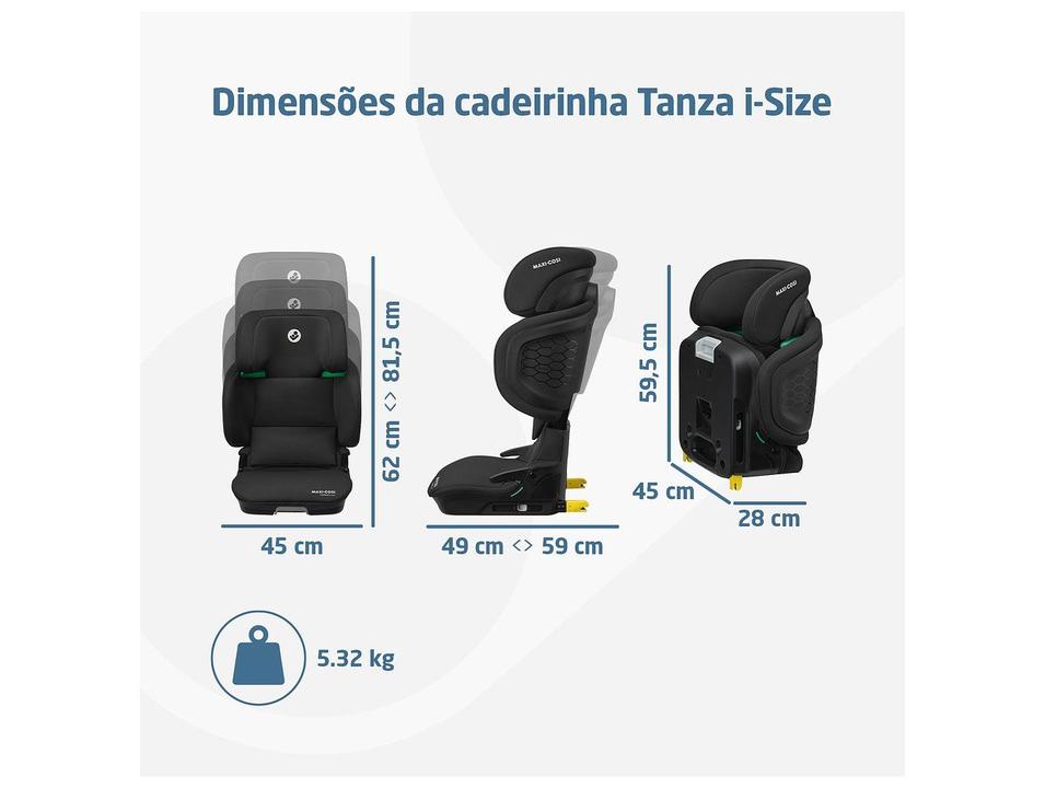 Cadeirinha para Auto Reclinável Maxi-Cosi Tanza I Size 15 a 36kg - 10