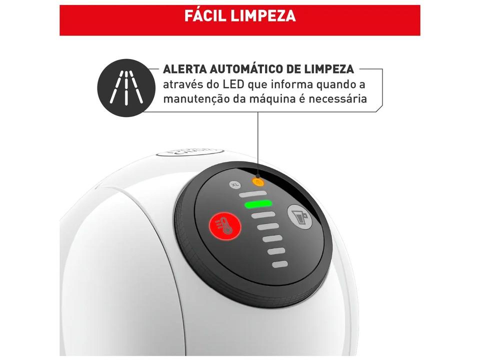 Cafeteira Elétrica Arno Nescafé Dolce Gusto Genio S Basic DGS1 Branca - 5