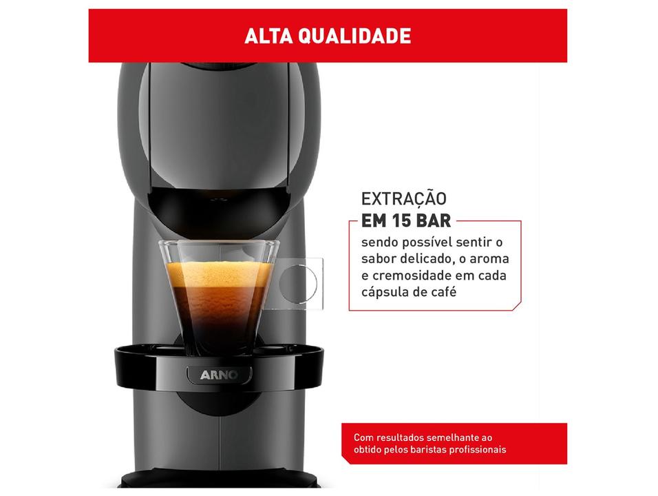 Cafeteira Elétrica Arno Nescafé Dolce Gusto Genio S Basic DGS5 Grafite 1510002356 - 3