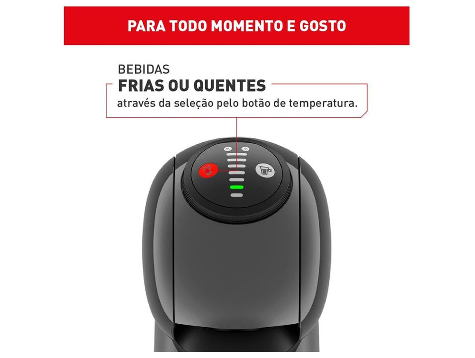 Cafeteira Elétrica Arno Nescafé Dolce Gusto Genio S Basic DGS5 Grafite 1510002356 - 1