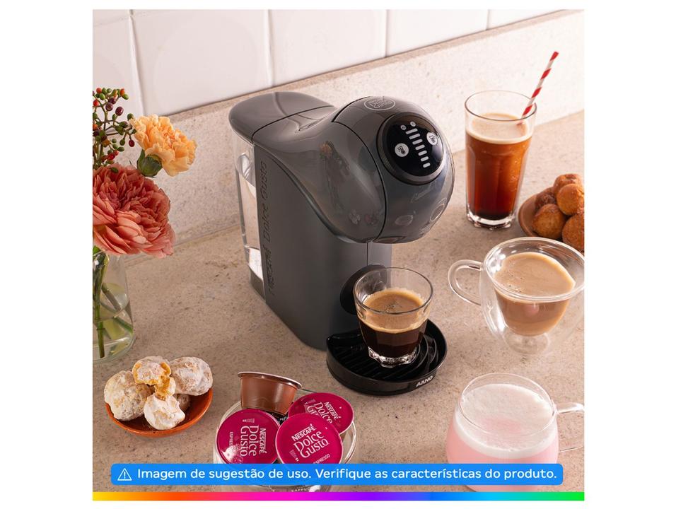 Cafeteira Elétrica Arno Nescafé Dolce Gusto Genio S Basic DGS5 Grafite 1510002356 - 5