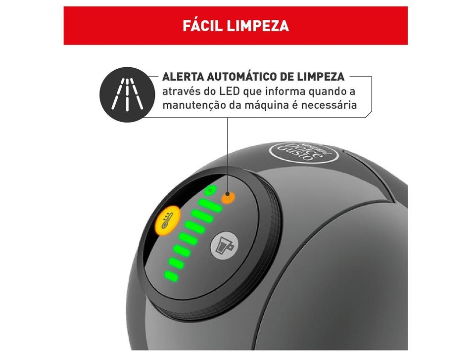 Cafeteira Elétrica Arno Nescafé Dolce Gusto Genio S Basic DGS5 Grafite 1510002356 - 4