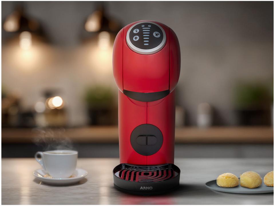 Cafeteira Elétrica Arno Nescafe Dolce Gusto Genio S Plus DGS3 Vermelha - 8