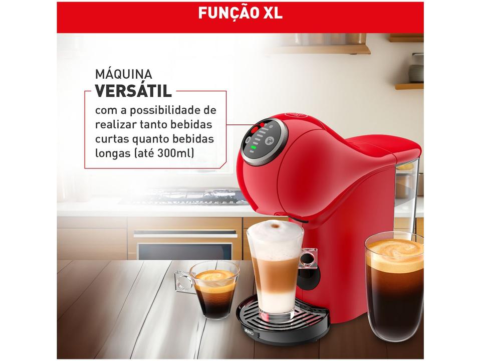 Cafeteira Elétrica Arno Nescafe Dolce Gusto Genio S Plus DGS3 Vermelha - 3