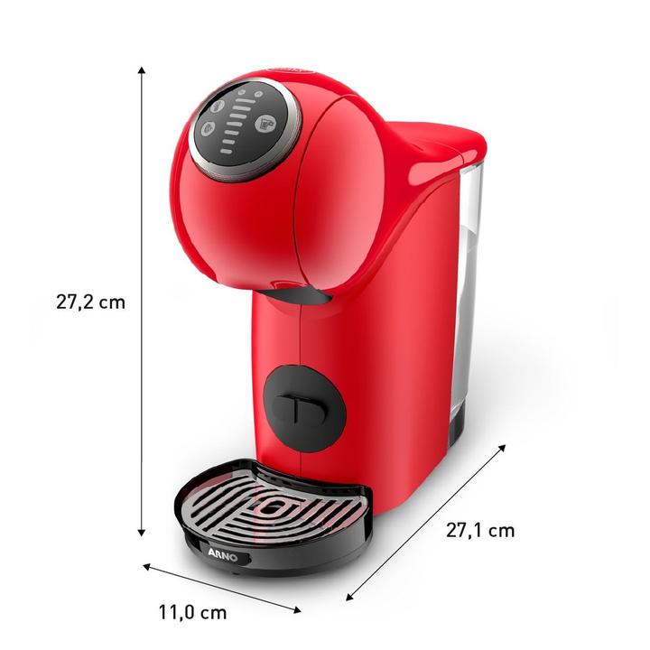 Cafeteira Elétrica Arno Nescafe Dolce Gusto Genio S Plus DGS3 Vermelha - 7