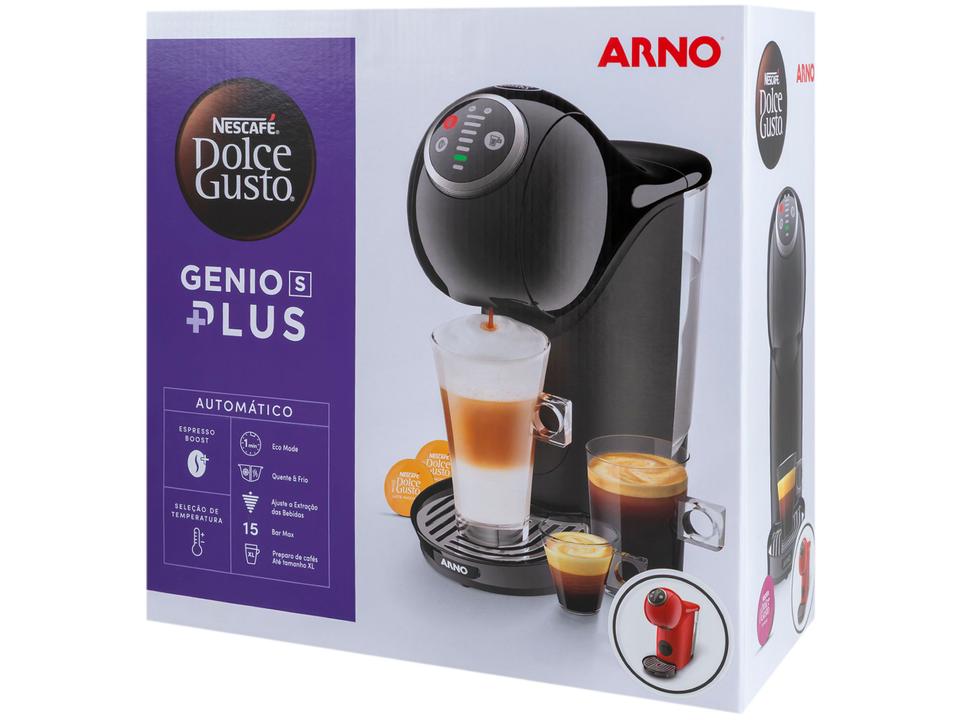 Cafeteira Elétrica Arno Nescafe Dolce Gusto Genio S Plus DGS3 Vermelha - 17