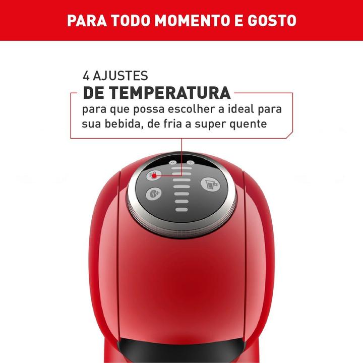 Cafeteira Elétrica Arno Nescafe Dolce Gusto Genio S Plus DGS3 Vermelha - 2