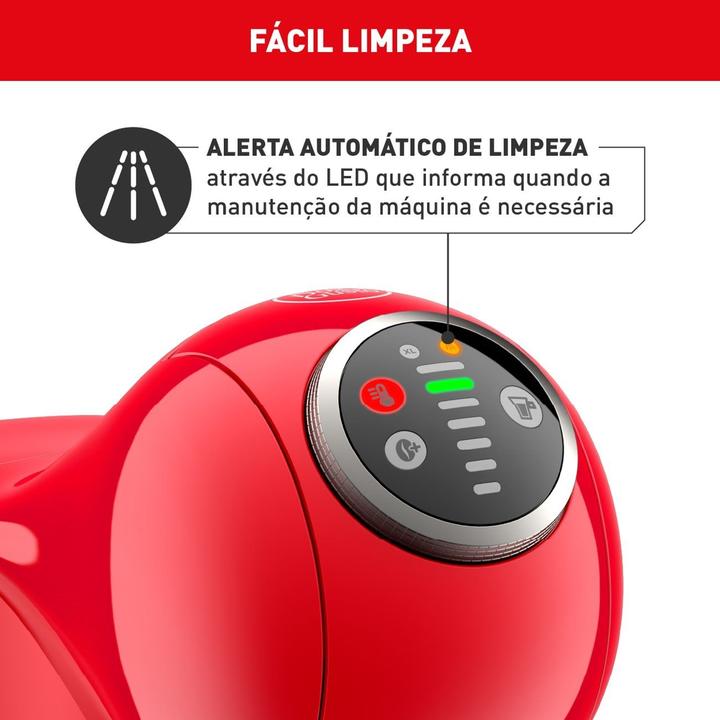 Cafeteira Elétrica Arno Nescafe Dolce Gusto Genio S Plus DGS3 Vermelha - 5