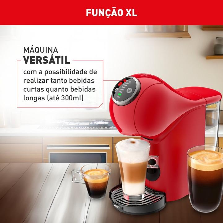 Cafeteira Elétrica Arno Nescafe Dolce Gusto Genio S Plus DGS3 Vermelha - 3