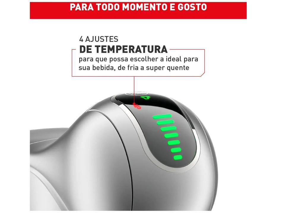 Cafeteira Elétrica Arno Nescafé Dolce Gusto Genio S Touch DGS4 Cinza - 2