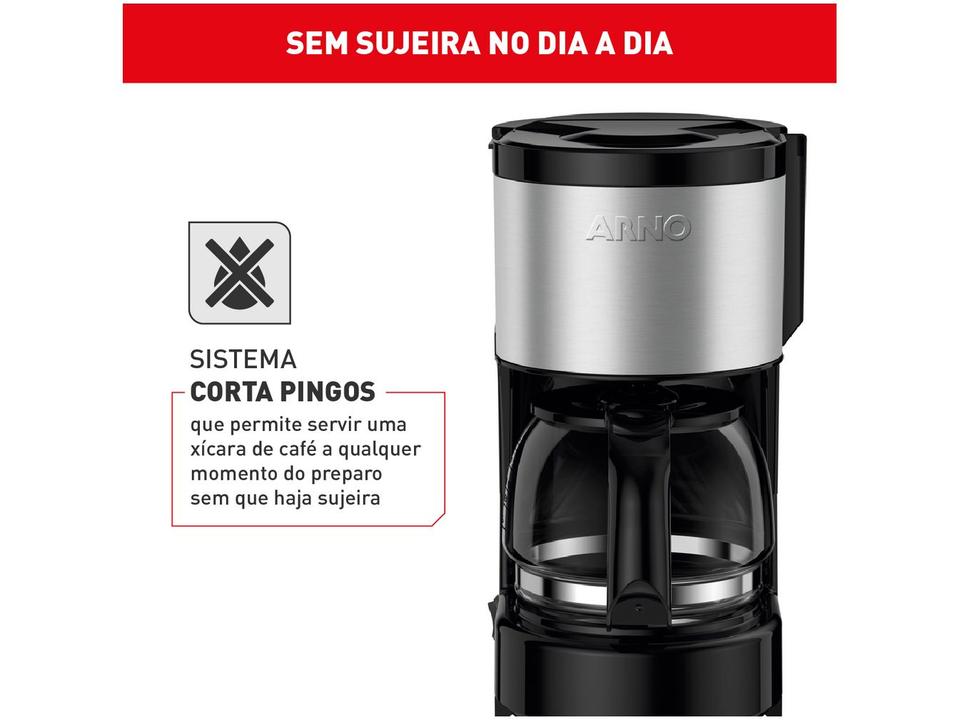 Cafeteira Elétrica Arno Perfectta Inox 0,6L CFPI - 4
