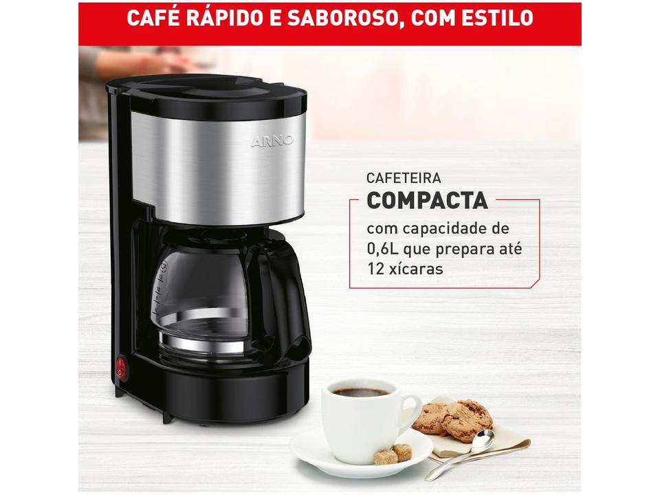 Cafeteira Elétrica Arno Perfectta Inox 0,6L CFPI - 3