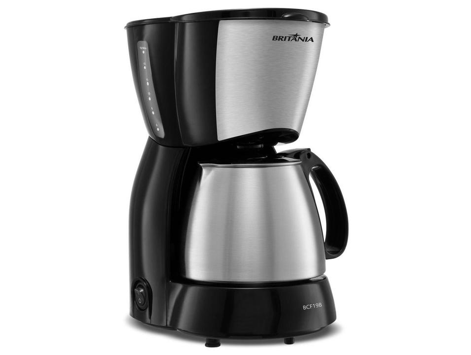 Cafeteira Elétrica Britânia BCF19B Inox 18 Xícaras Preto - 5