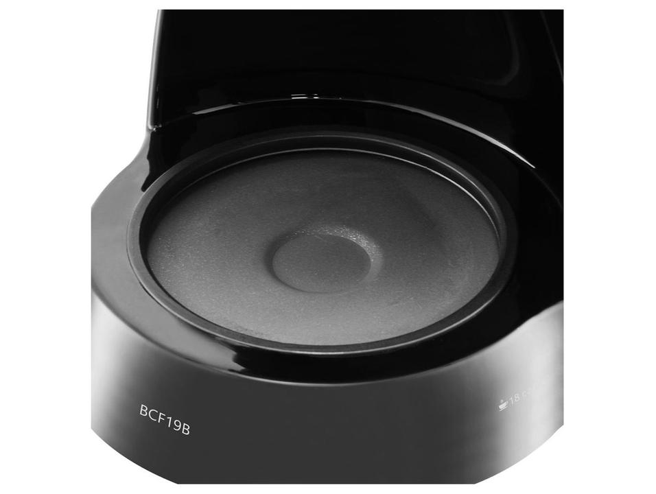 Cafeteira Elétrica Britânia BCF19B Inox 18 Xícaras Preto - 12