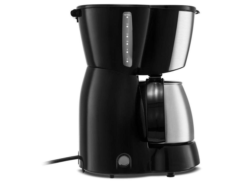 Cafeteira Elétrica Britânia BCF19B Inox 18 Xícaras Preto - 8