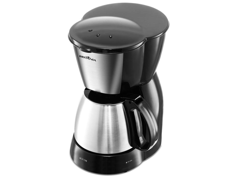 Cafeteira Elétrica Britânia BCF19B Inox 18 Xícaras Preto - 9