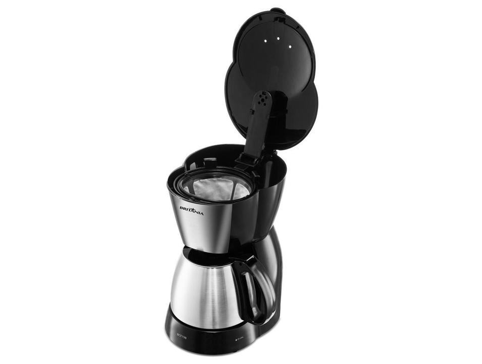 Cafeteira Elétrica Britânia BCF19B Inox 18 Xícaras Preto - 10
