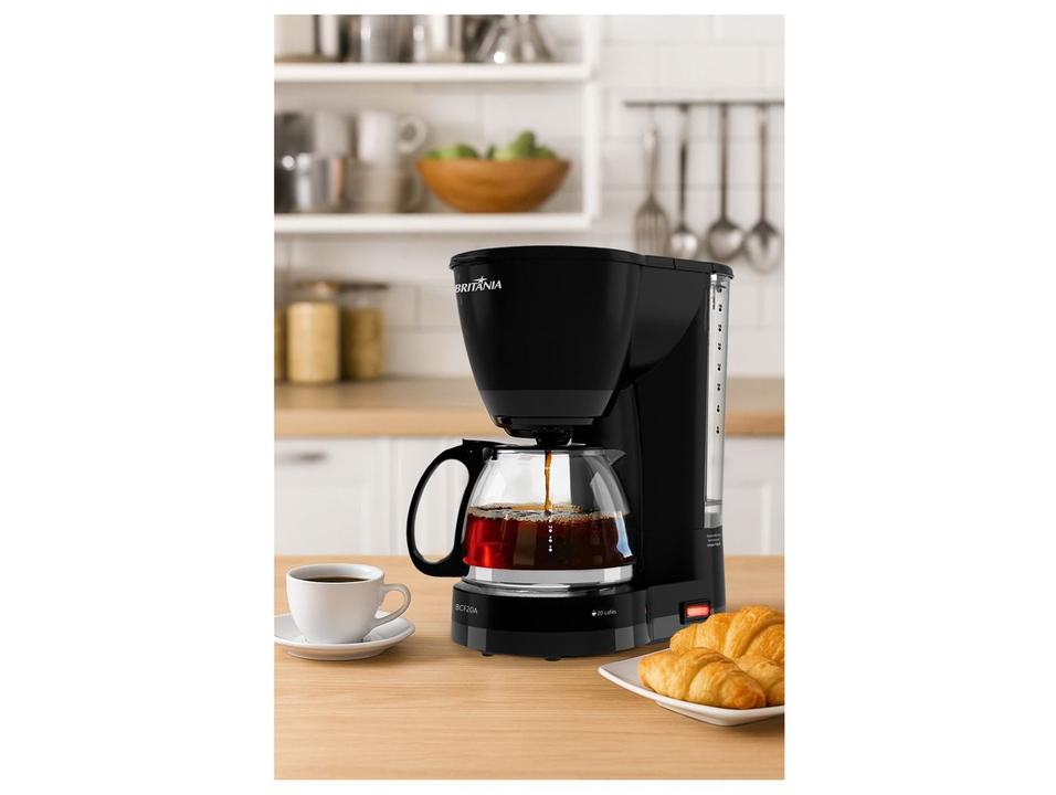 Cafeteira Elétrica Britânia BCF20A 20 Xícaras Preto 63901139 - 2