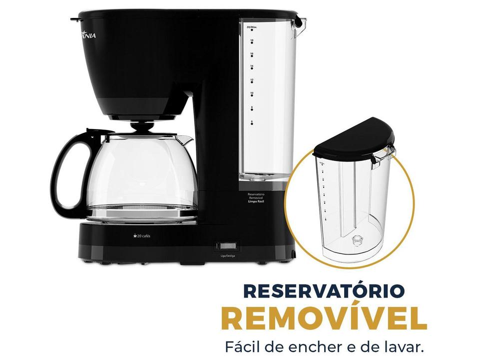 Cafeteira Elétrica Britânia BCF20A 20 Xícaras Preto 63901139 - 1