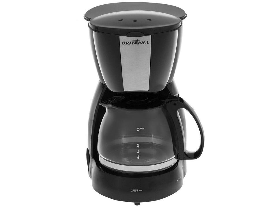 Cafeteira Elétrica Britânia CP15 15 Cafés Preto - 3