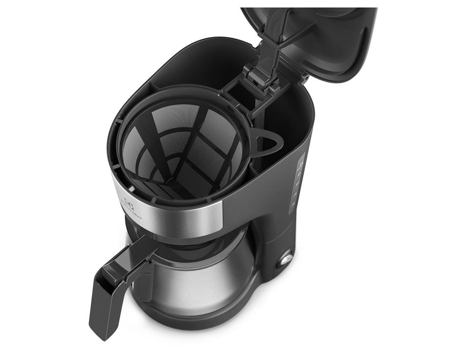 Cafeteira Elétrica Electrolux Efficient ECM22  Jarra Inox 30 Xícaras Preta 4911AOBR405 - 6