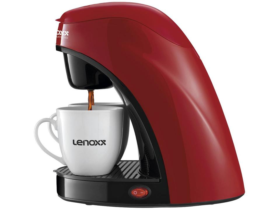 Cafeteira Elétrica Lenoxx PCA 031 Preta e Vermelha - 2