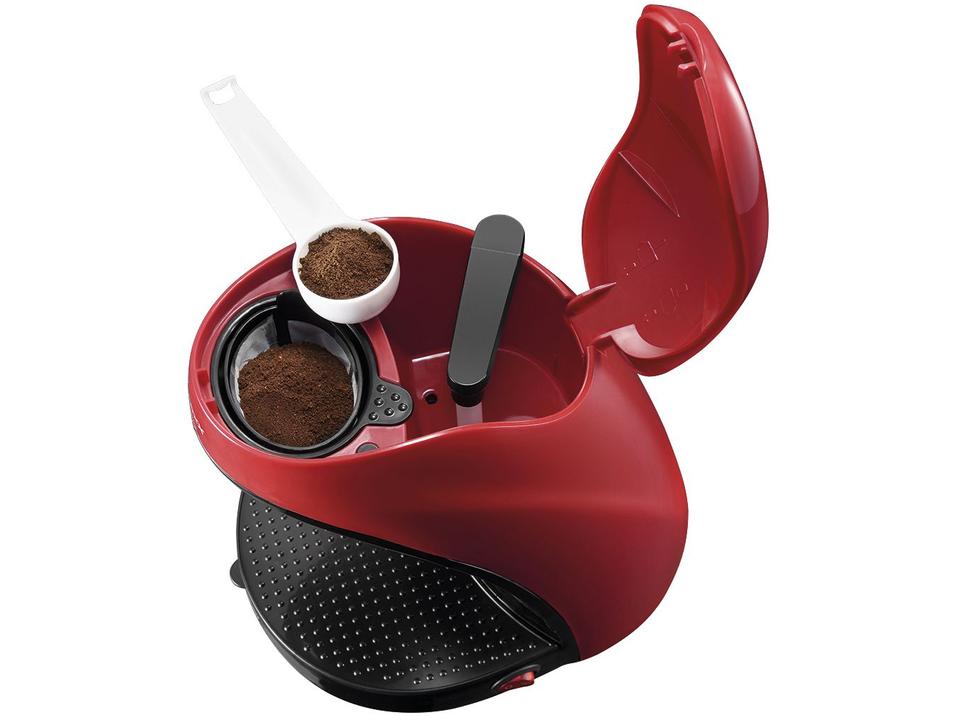 Cafeteira Elétrica Lenoxx PCA 031 Preta e Vermelha - 3