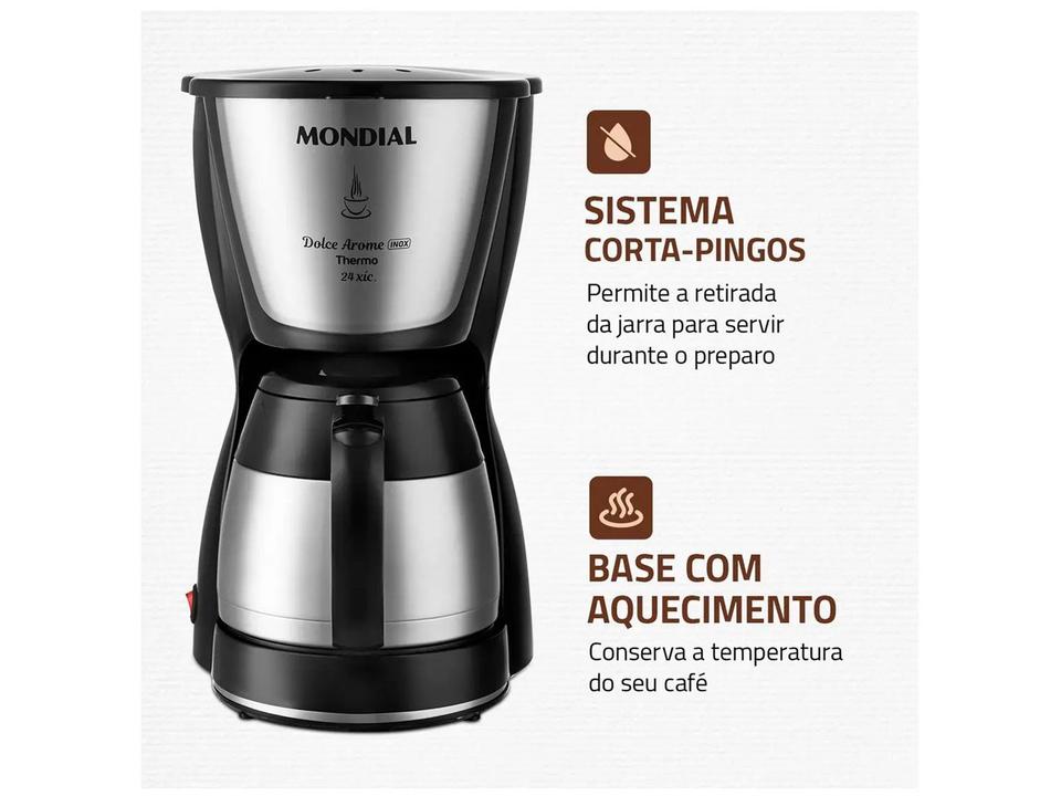 Cafeteira Elétrica Mondial Dolce Aroma Thermo - 4